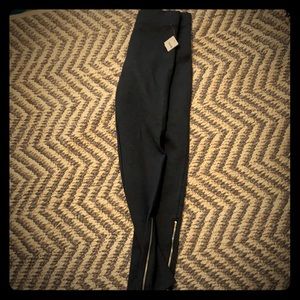 Gap grey zipper detailed leggings